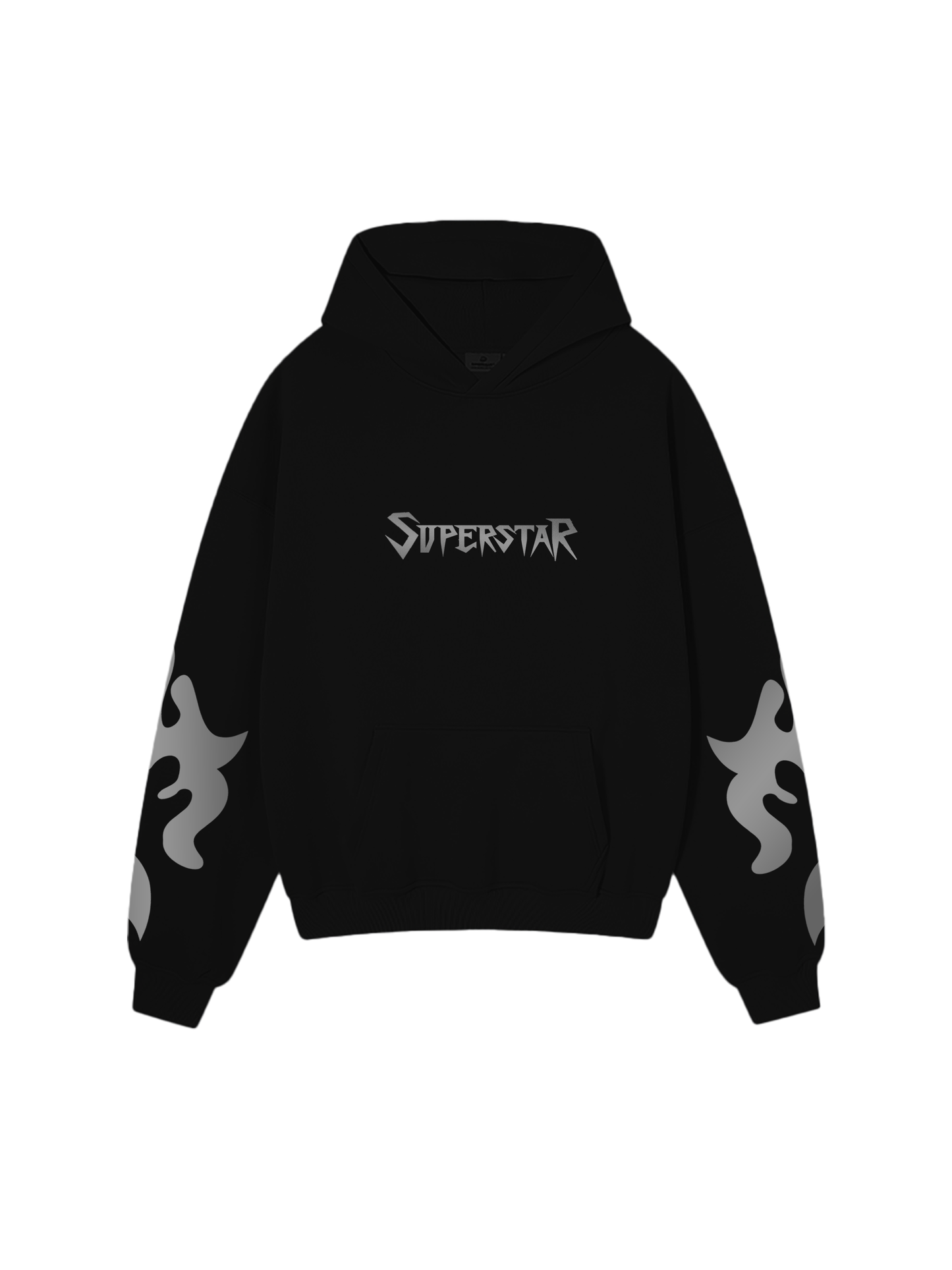SUPERSTAR REFLECTIVE OVERSIZE HOODIE BLACK