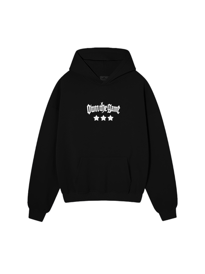 OWN THE GAME OVERSIZE HOODIE BLACK