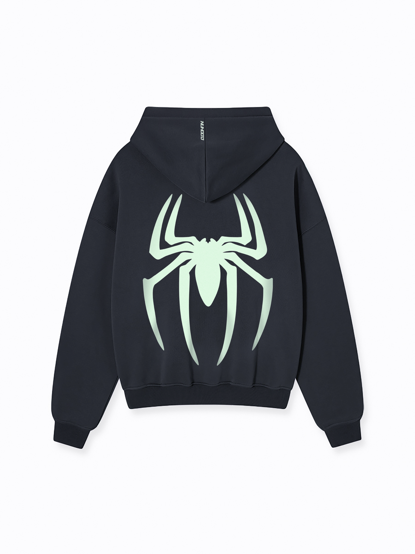 SPIDER LIGHTING OVERSIZE HOODIE DARK GREY