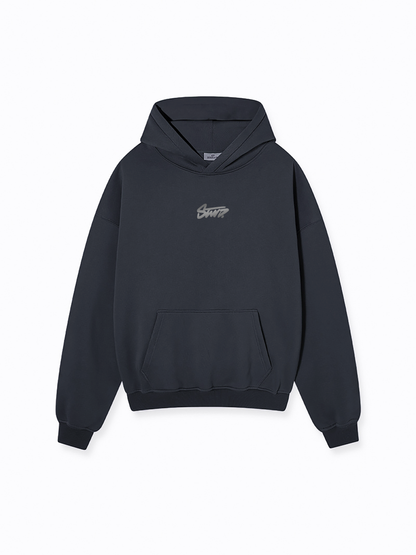 STWD REFLECTIVE OVERSIZE HOODIE DARK GREY