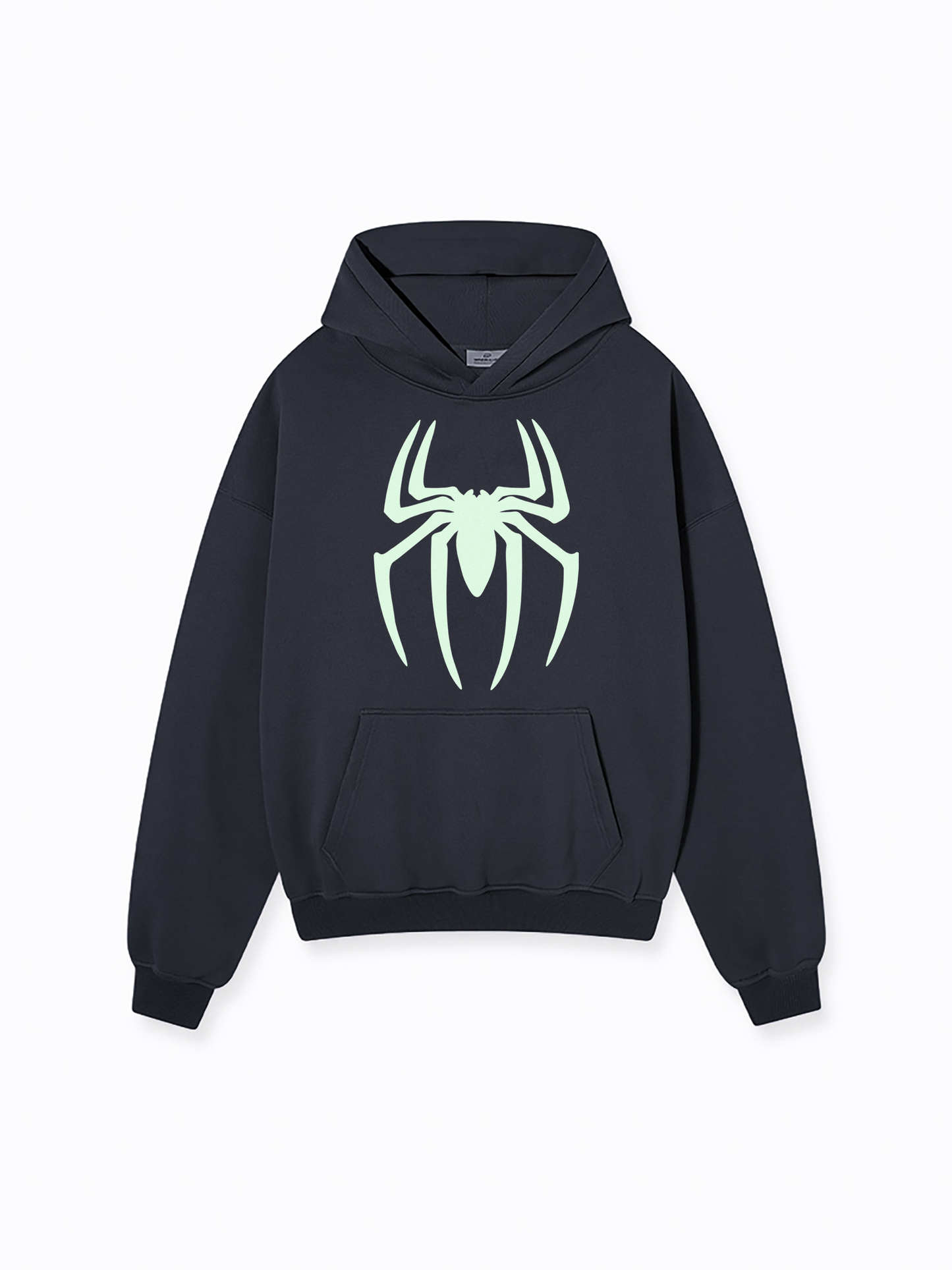 SPIDER LIGHTING OVERSIZE HOODIE DARK GREY